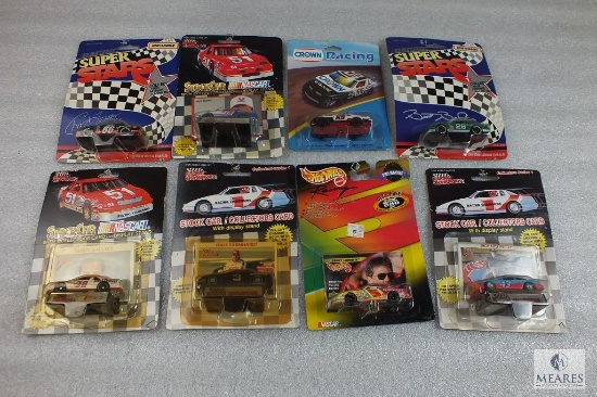 Lot of 8 Diecast Collector Nascar Cars Racing Champions Richard Petty, Dale Earnhardt, and more