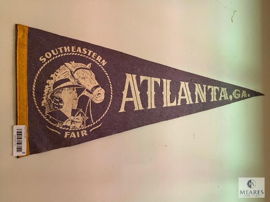 Original Southeastern Fair Atlanta GA Pennant