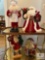 Lot of Four Decorative Santa Claus
