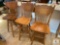 Set of Three Matching Swivel Bar Chairs