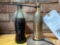 Brass Coca-Cola Bottle Bookends and Capped Dalton, GA Bottle