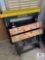 Two Sawhorses and Black & Decker Workmate Plus