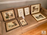 Mixed Lot of Framed Art Pieces