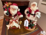 Lot of Two Decorative Santa Claus