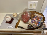 Lot of Sports Memorabilia Including Dale Murphy Autographed Baseball in Case