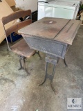 Schoolhouse Desk and Chair