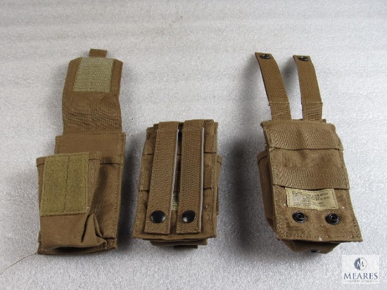 Lot of 3 Eagle Industries Military Multi-Grenade Pouch
