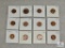 Mixed lot of (12) Lincoln Memorial cents