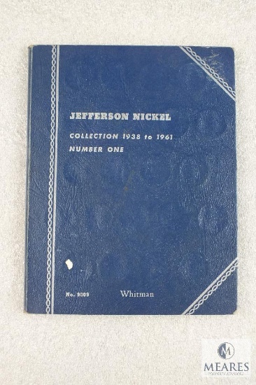 Incomplete Jefferson Nickel Book - 1938 to 1961