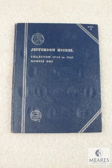 Incomplete Jefferson Nickel Book - 1938 to 1961