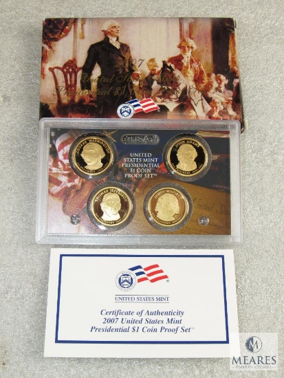 US Mint 2007 Presidential dollar proof set