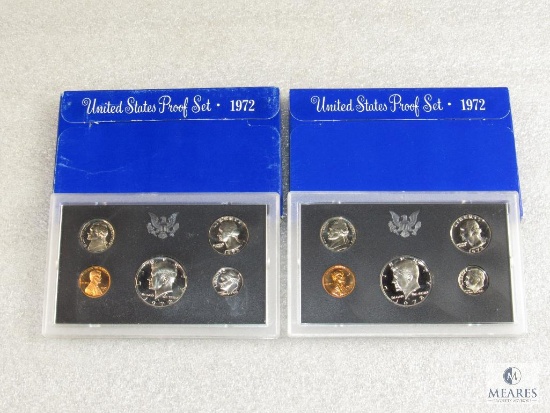 Lot of (2) 1972 US Mint proof sets
