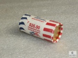 Roll of 25 George Washington Presidential dollars - UNC - US Mint roll