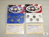 2003-P and 2003 Platinum state quarter collections