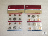 Lot of (2) 1984 P&D UNC coin sets