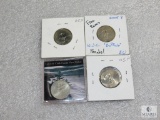 Group of (4) Jefferson nickels