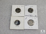 Group of (4) Jefferson nickels