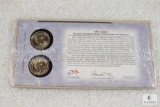 US Mint - John Adams P&D US Presidential Dollar set - UNC