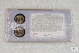 US Mint - John Adams P&D US Presidential Dollar set - UNC