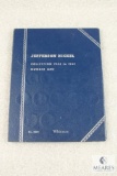 Incomplete Jefferson Nickel Book - 1938-1961