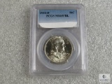 PCGS graded - 1954-D Franklin half dollar - MS65 FBL