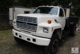 1991 Ford F-800 Dump Truck w/Approximately 12' Bed