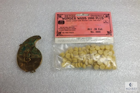 36 Caliber Primers and Wads for black powder pistol