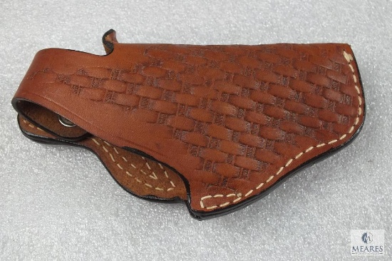 Tooled leather holster fits S&W model 36,60 and similar
