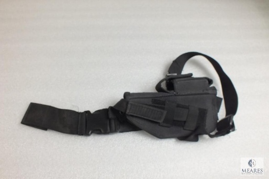 Tactical leg holster fits Glock 17,19,22 and similar autos