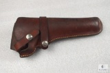 Hunter 1100 model leather holster fits Ruger Single six up to 6.5