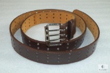 Mens leather belt 46-54