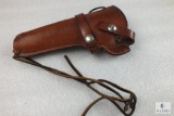 Hunter leather Holster fits Ruger Vaquero and similar with up to 6