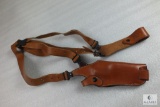 Galco leather shoulder holster fits 4