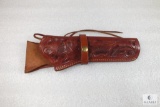 Tooled leather holster fits 7.5