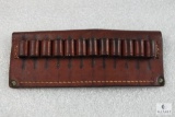 Hunter leather .38/.357 12 loop cartridge slide