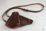 Leather Luger shoulder holster