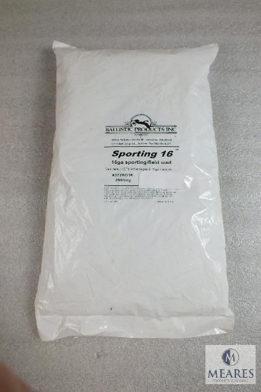 250 Count Ballistic Products Sporting 16 Gauge Field Wad #072SG16