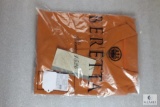 New Beretta Corporate Polo Shirt Orange Gold Mens Size XL