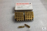 50 Rounds Winchester 7.62 x 25 Tokarev 85 Grain FMJ Ammo