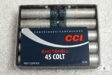 10 Rounds CCI Shotshell .45 Colt #9 Shot