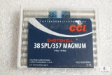 10 Rounds CCI Shotshell .38 Special / .357 Magnum #9 Shot