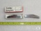 Lot of 2 United Sunday Congress UC452 2 Blade Stainless Advertising Knives