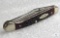 Vintage 1970 Case XX 62109X 2 Blade Mini Copperhead Folder Knife Bone Handle