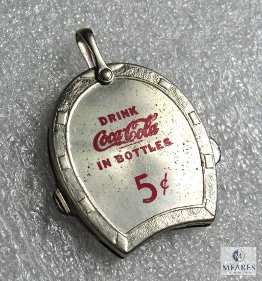 Vintage Ambassador Coca-Cola Advertising Cigar Cutter Knife Horseshoe Shape
