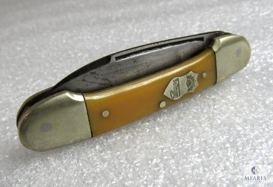 Vintage C. Schlieper Solingen Germany 2 Blade Mini Canoe Folder Knife