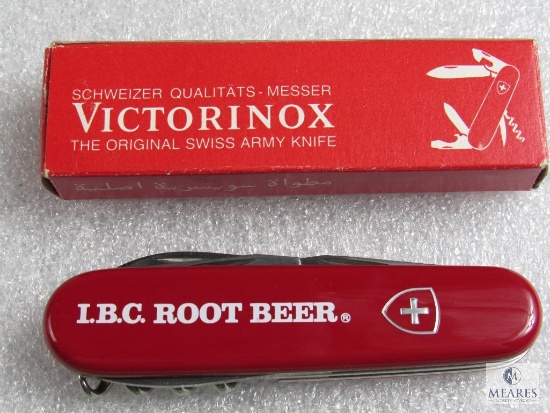 Vintage Victorinox Swiss Army Knife Tool I.B.C. Root Beer Advertising new in Box