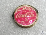 Vintage Coca-Cola Pocket Cigar Cutter Knife Mother of Pearl like Advertising 5 Cent