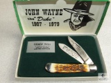 New Vintage John Wayne The Duke 1907-1979 Commemorative Jack Folder Knife