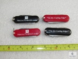 Lot of 4 Multi-function Knife Tools Swiss Army type - Advertising Nixon Peabody LLP