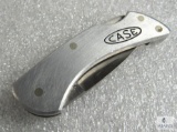 Vintage 1981 Case XX SS M1057 LSSP 9 dot Stainless Mini Lockback Knife